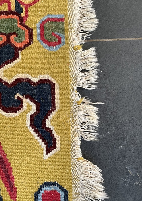Vintage Tibetan Dragon Rug Size 3'4''x5'7'' gallery