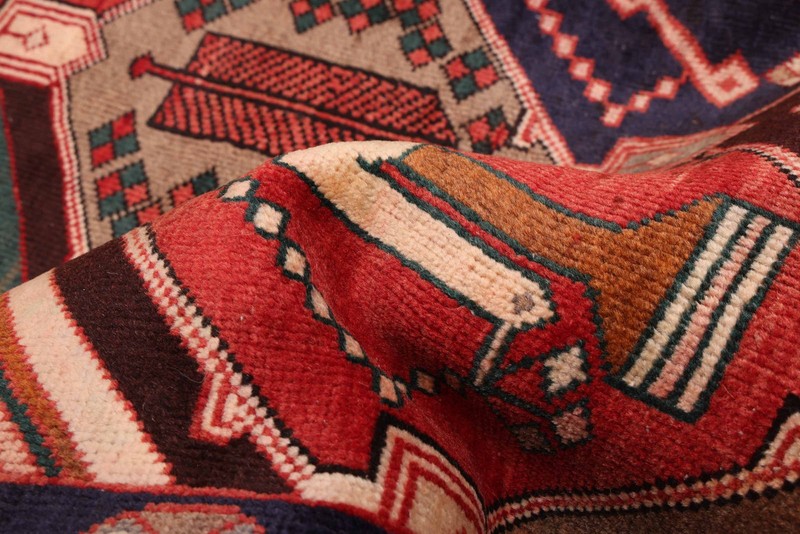 Vintage 5'0" x 10'0" Traditional Hand Knotted Vegetable Dye Wool Area Rug gallery