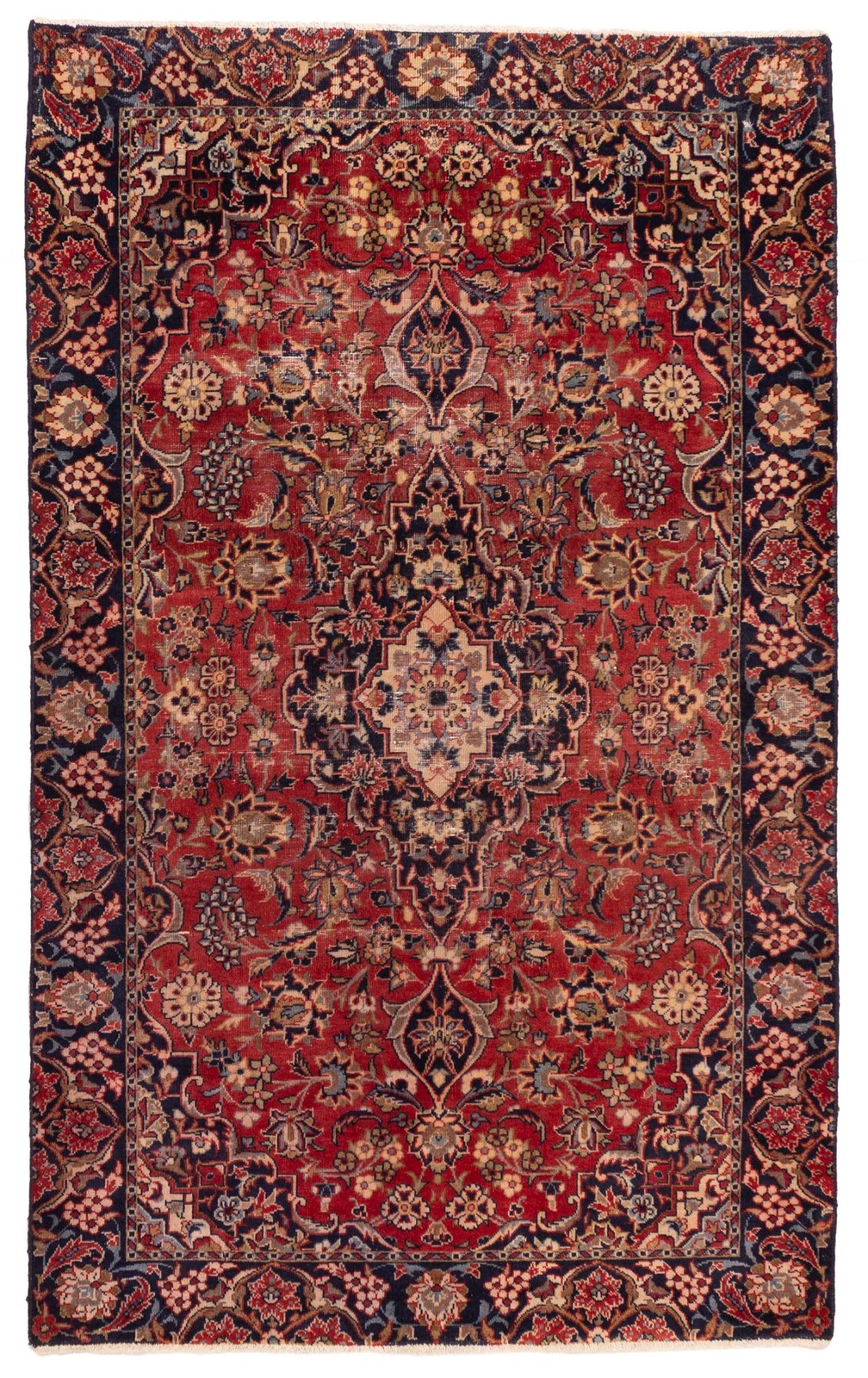Traditional Vintage Hand-Knotted Area Rug 4'6" x 7'4" Oriental Wool Carpet gallery