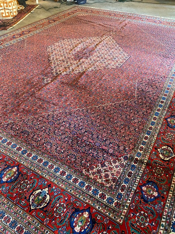 Fine Quality Antique Handmade Oriental Rug, Manchester Wool, 11'x16' gallery