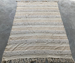 Vintage Traditional Lovely Turkish Stripped Kilim Rug for Home Décor 166×125 cm