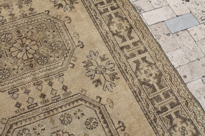 Turkish Rug 55''x148'' Vintage Oushak Mutedcolor Runner Corridor Carpet Hallway gallery