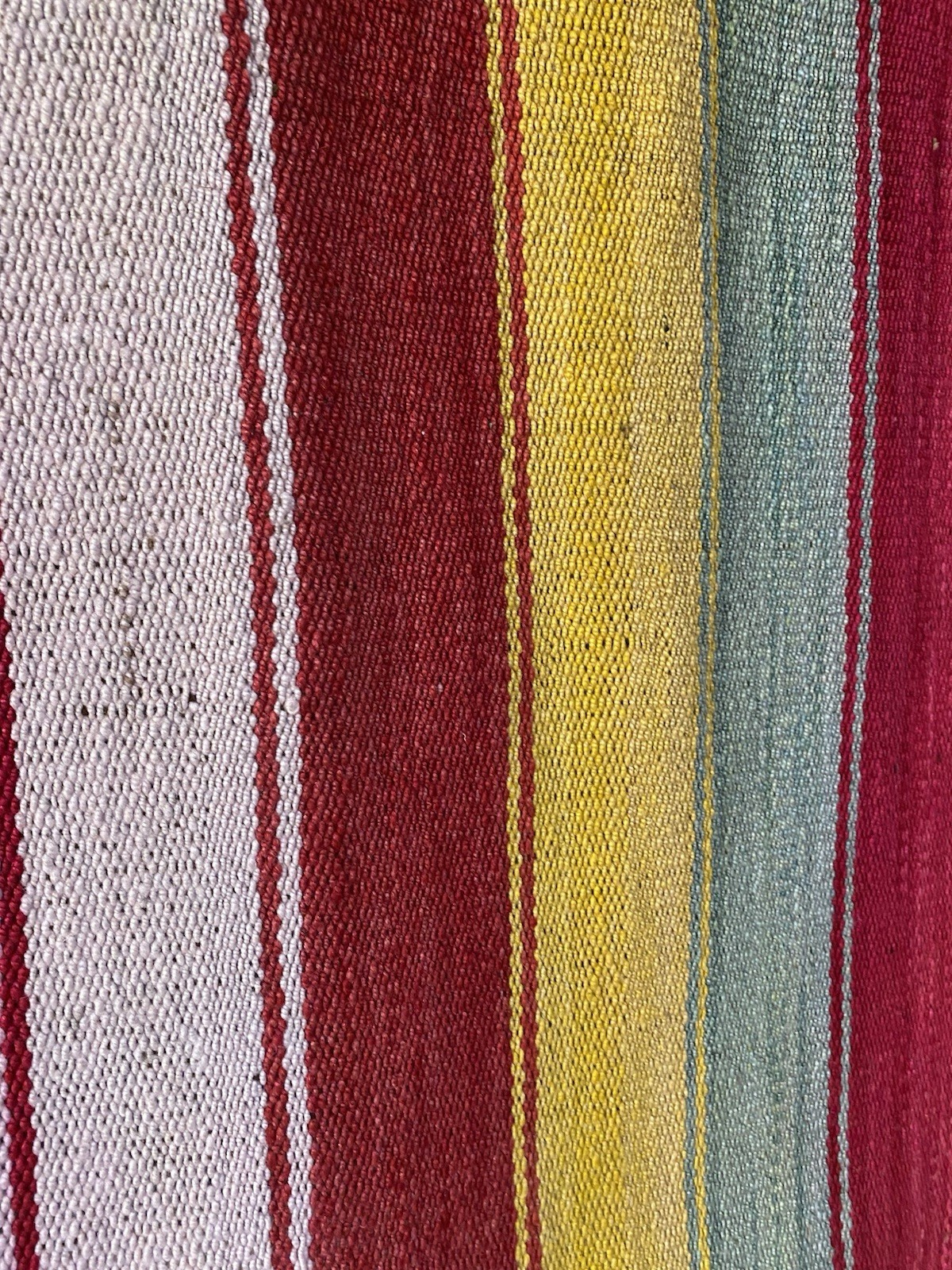 Vintage Peruvian Frazada Rug 1970s-1980s gallery