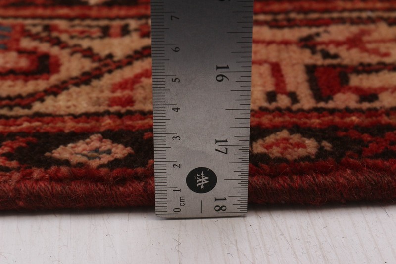 Vintage Hand-knotted Runner Rug 4'3" x 10'10" Traditional Oriental Wool Carpet gallery