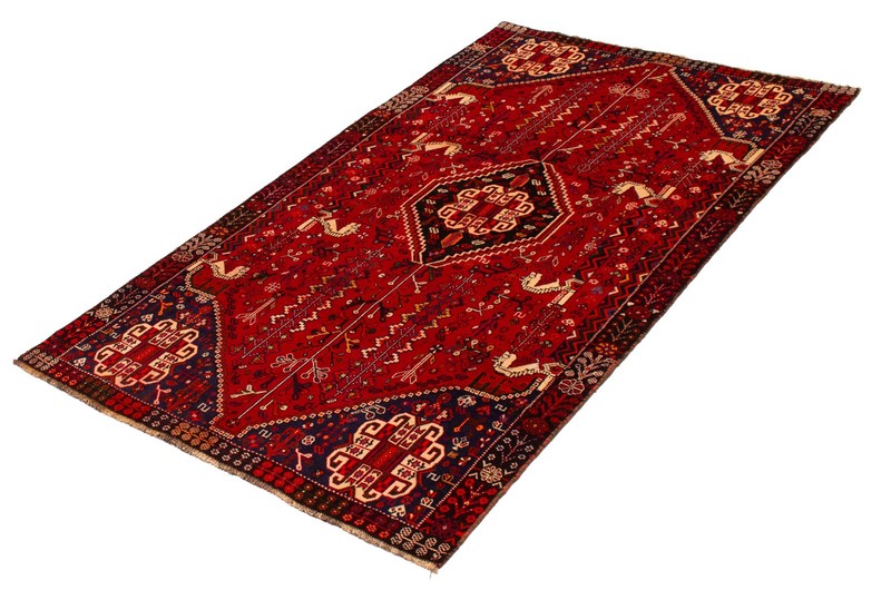 Traditional Vintage Hand-Knotted Area Rug 4'11" x 8'5" Oriental Wool Carpet gallery