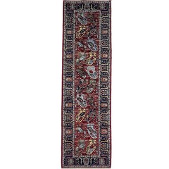 Handmade (2’10” x 10’1″) Boho Afghan Tribal Wool Runner Rug