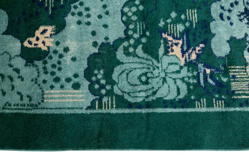 Turkish Rug", Vintage Rug, Area Rug 3'9 x 6'6 feet, Oushak Rug, Antique Rug gallery