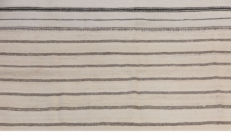 One-of-a-Kind Minimalist Turkish Kilim Rug 165x210 cm | 5.4x6.9 ft | 60+ Yr gallery