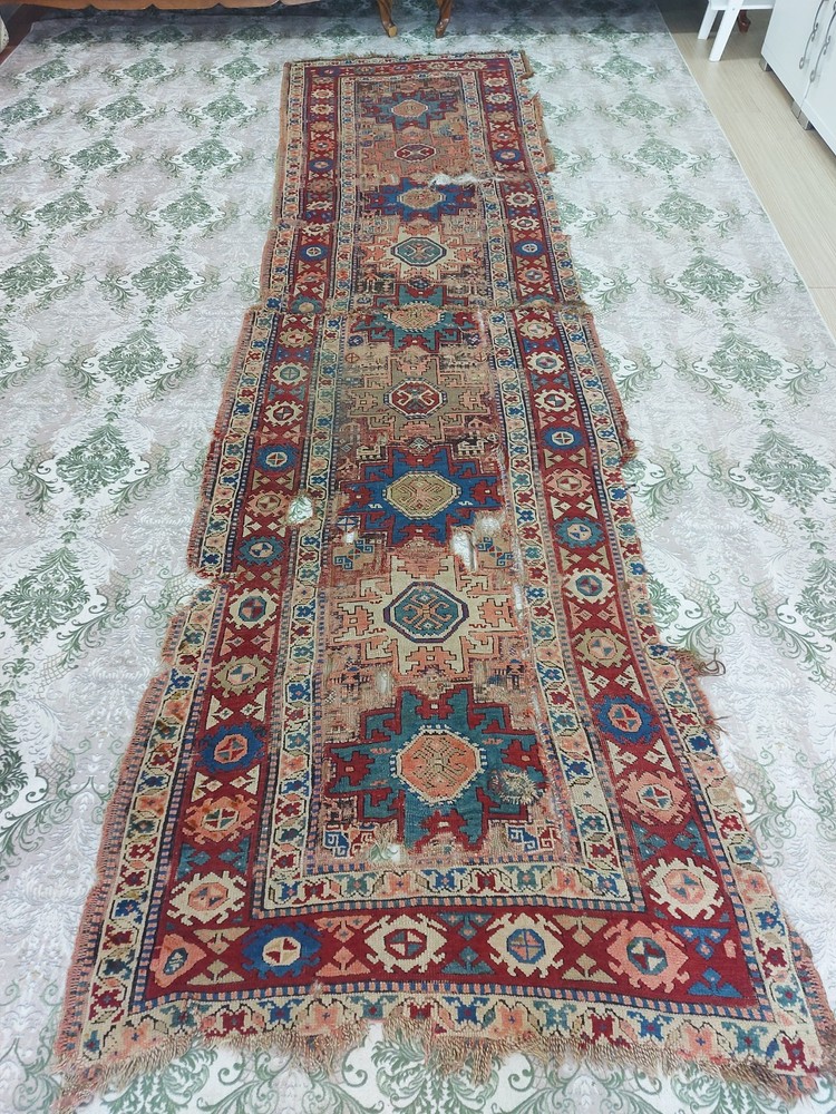 200+ Years Old Very Rare Antique Rug 9 Planets Armenian Kazak Carpet Rug Fine jJ