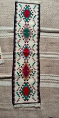 Vintage Kilim Wool Handwoven Slim Runner, Wall Hanging 80cm lg
