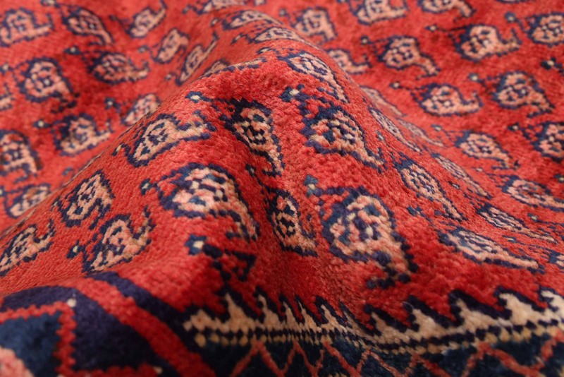 Vintage 4'4" x 6'9" Traditional Hand Knotted Vegetable Dye Wool Area Rug gallery