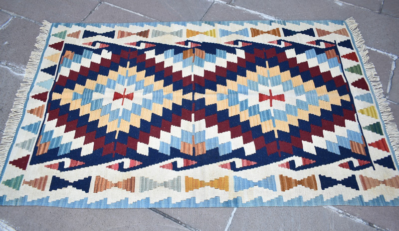 Turkish Rug 42'' x 64'' Vintage Anatolian Kayseri Rug Home Decor Wool Rug gallery