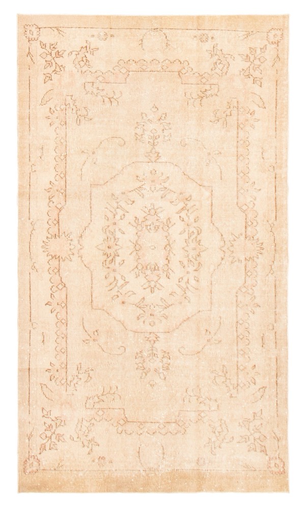 Vintage Hand-Knotted Area Rug 3'8" x 6'8" Traditional Wool Carpet