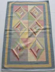 Vintage Handmade Traditional Beautiful Scandinavian Floor Rug Carpet 146×95 cm