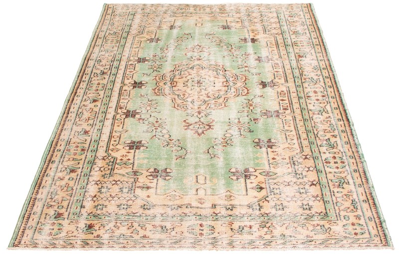 Vintage Hand-Knotted Carpet 6'5" x 10'0" Traditional Oriental Wool Area Rug gallery