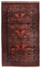 Traditional Vintage Hand-Knotted Area Rug 2’11” x 5’0″ Oriental Wool Carpet