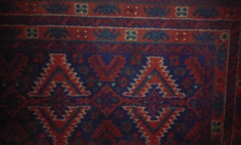 RARE ANTIQUE ORIENTAL KARASTAN RUNNER RUG EARTH TONE COLORS 12'X 29" gallery