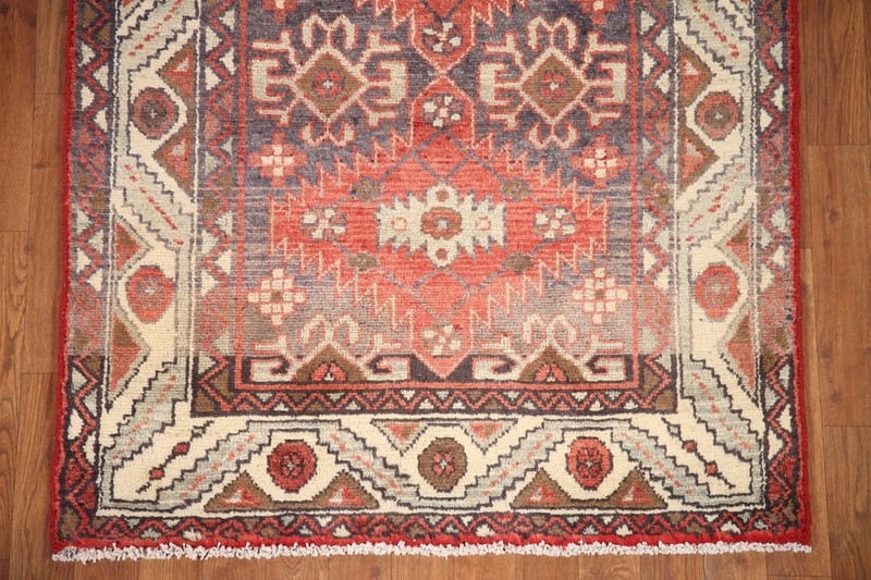 Vintage Geometric Sarouk Tribal Hand-knotted Traditional Runner Rug 3x10 Carpet gallery