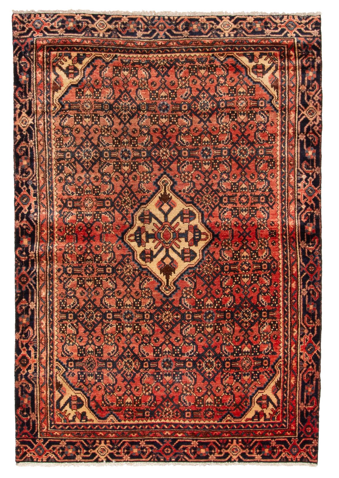 Traditional Vintage Hand-Knotted Area Rug 4'6" x 6'8" Oriental Wool Carpet gallery