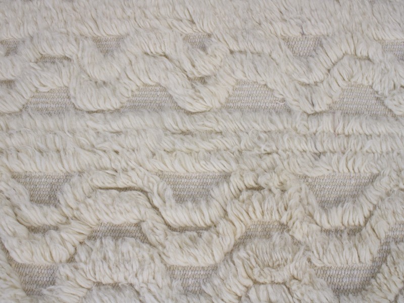 4x4 Turkish Handmade Square Rug Sheepskin Shag Wool 3.7x3.7 ft gallery