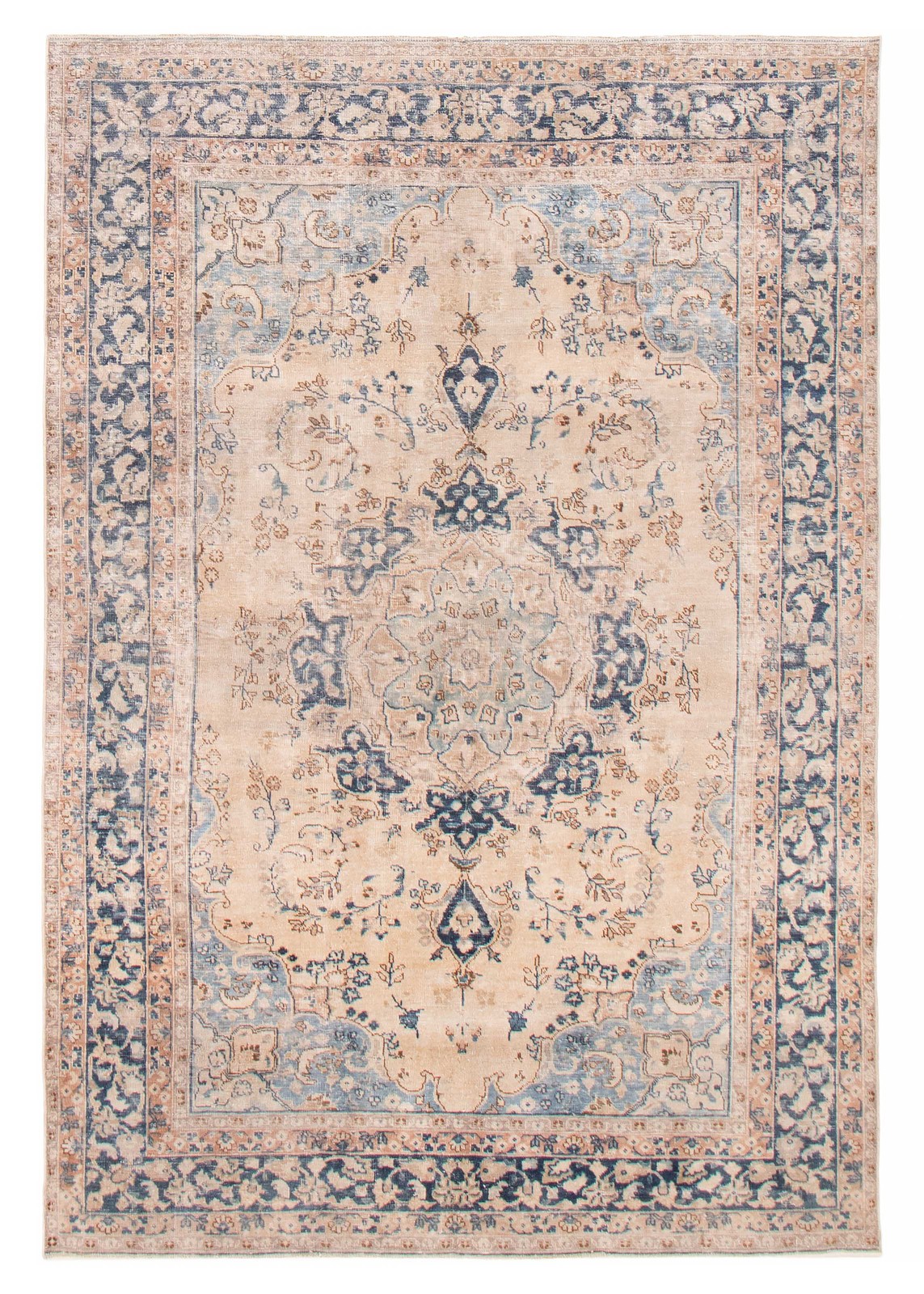 Traditional Vintage Hand-Knotted Carpet 6'2" x 9'3" Wool Area Rug gallery