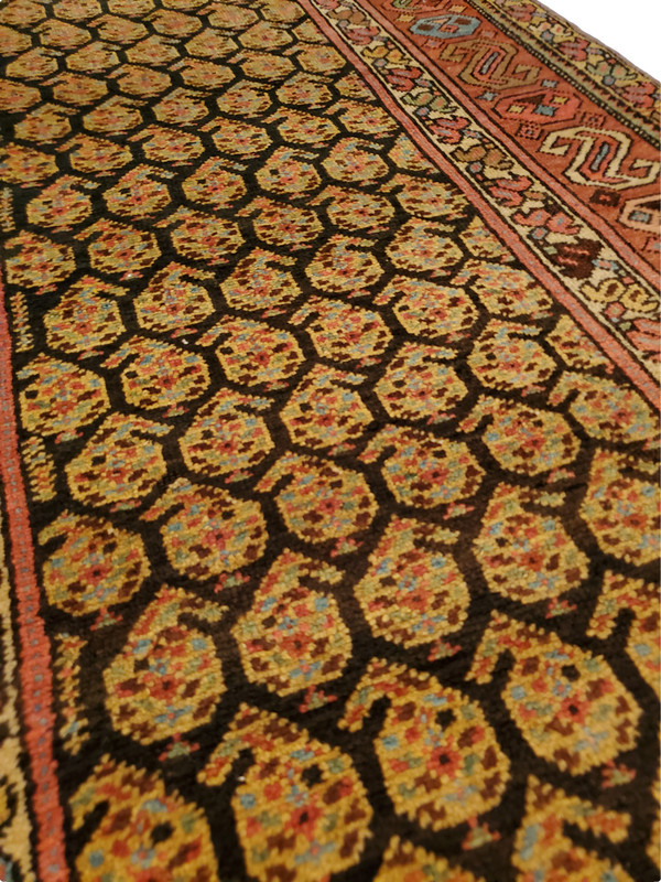 MALAYER runner, Golden Boteh/Paisley design - 3'2" x 15'0" gallery