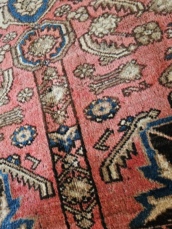 4.6 x 6.7 ANTIQUE KAZAK VINTAGE HERIZ RUG CAUCASIAN SERAPI OUSHAK SHIRVAN KULA gallery