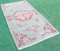 Turkish Rug 53”x94” Oushak Light Muted Color Primitive Rug Carpet 136x240cm