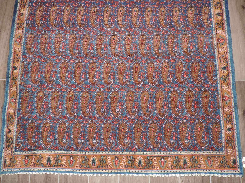 4x6ft. Vintage Mood Boteh Paisley Design Wool Rug gallery