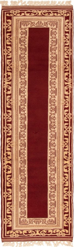 2'6" x 8'11" Vintage Hand-knotted Runner Rug Traditional Oriental Wool Carpet