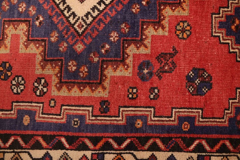 Vintage 3'5" x 7'3" Traditional Hand Knotted Vegetable Dye Wool Area Rug gallery