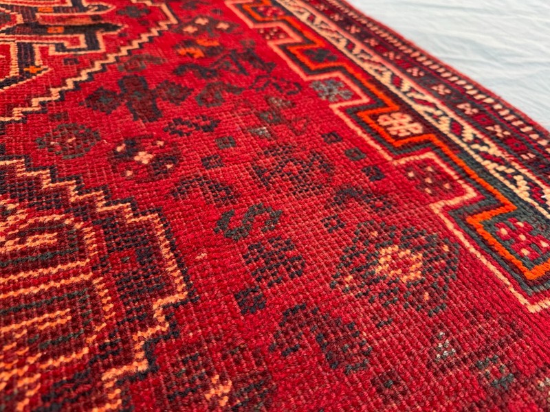 Antique 3'3 x 8'9 ft Low Pile Turkish Inspired Caucasian Rare Hallway Runner Rug gallery