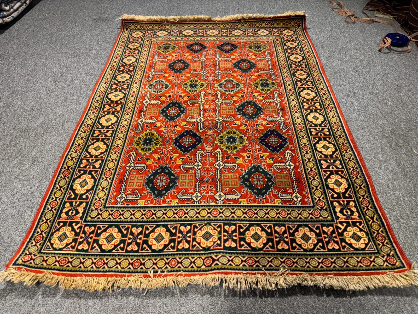 Fine Antique Caucasian Shirvan Rug 3x5 Handmade Vintage Oriental Rug Kazak Rare gallery