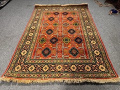 Fine Antique Caucasian Shirvan Rug 3×5 Handmade Vintage Oriental Rug Kazak Rare