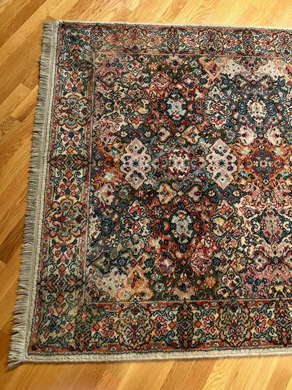 KARASTAN CARTOUCHE PATTERN# 607 WOOL RUG ~ 4ft 3in X 5ft 6in gallery