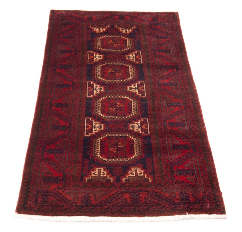 Vintage Hand-Knotted Area Rug 3'2" x 6'7" Traditional Wool Carpet gallery