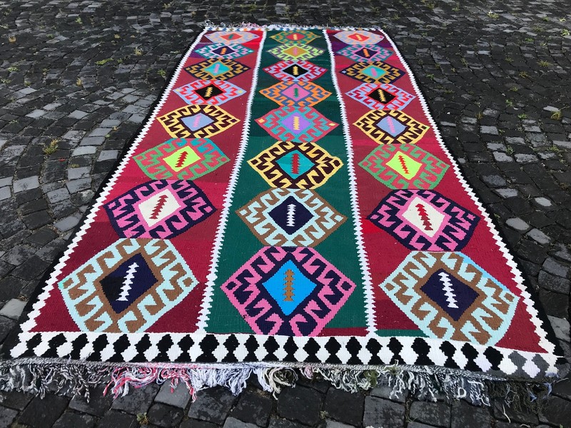 Handmade Rug Turkish Area Rug Vintage Rug Oushak Rug Antique Rug Bohemian Rug gallery