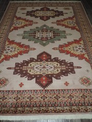 8x12ft. Handmade Pakistani Shirvan Wool Room Size Rug
