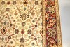 Oriental Neutral Turkish 5' 6" x 7' 10" Cream Handmade Area Rug gallery