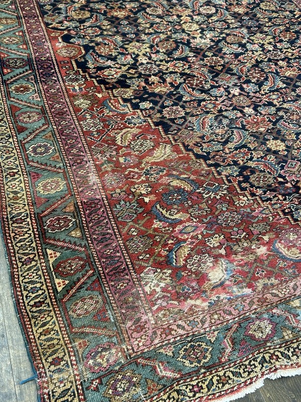 Impossibly Fine Antique Malayer Rug Circa 1900 All Vegetable Dyes 5’5 X 16 gallery
