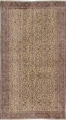 Traditional Vintage Hand-Knotted Area Rug 3’8″ x 6’8″ Oriental Wool Carpet
