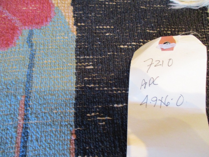 Vintage Art Deco Chinese Oriental Rug 4'9" X 6'0" Oval, Birds gallery
