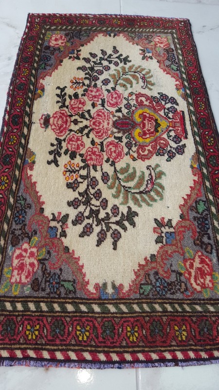 Antique Prayer Rug Caucasıan Royals Rug 2x3 P ersian Rug Oryantal Rug Hand RUG gallery