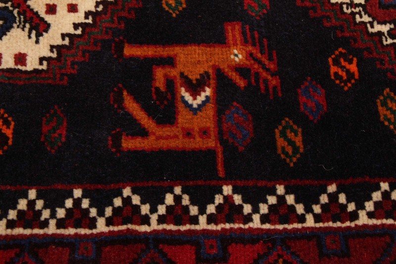 Vintage 3'5" x 5'3" Traditional Hand Knotted Vegetable Dye Wool Area Rug gallery