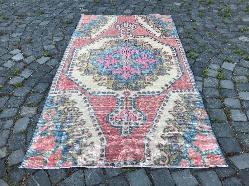 Handmade Rug Turkish Area Rug Vintage Rug Oushak Rug Antique Rug Bohemian Rug gallery
