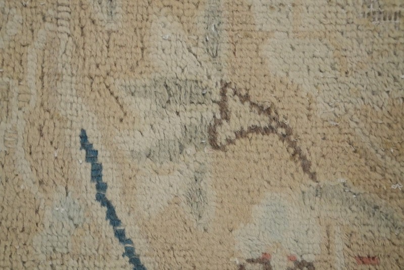 Vegetable Dye Beige/ Blue Handmade Wool Traditional Room Size Area Rug 10x13 gallery