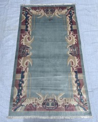 COLLECTORS’ ITEM Antique Natural Vegetable Dye Yarqandi Khotan Carpet