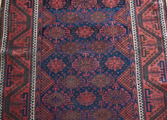Phenomenal Antique Tribal Baluchh Hand Knotted Wool Rare Rug 3’6″ x 6′