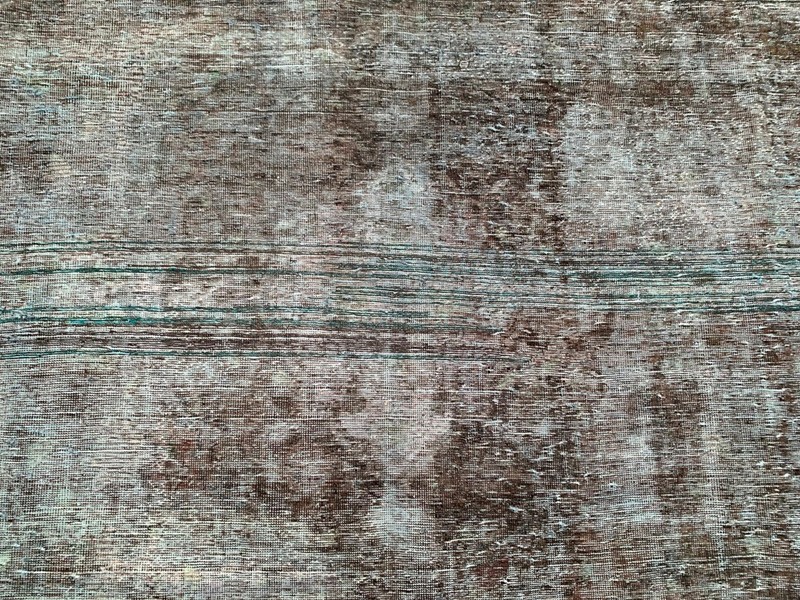 Vintage Afghan Rug, Zero Pile Muted Rug, Traditional Area Carpet (10x12 ft.) gallery