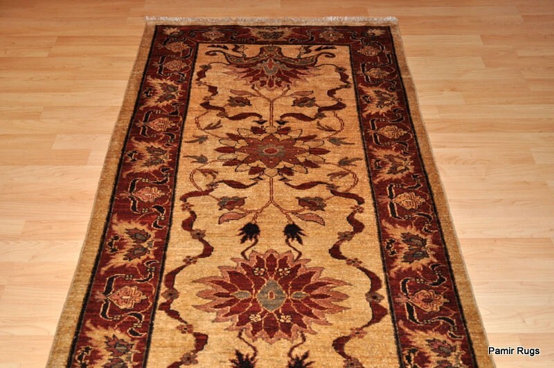 _HALL_RUNNER_HAND-MADE_17 FT. Hall Runner 3' x 17' Top Quality SULTANABA DESIGN gallery